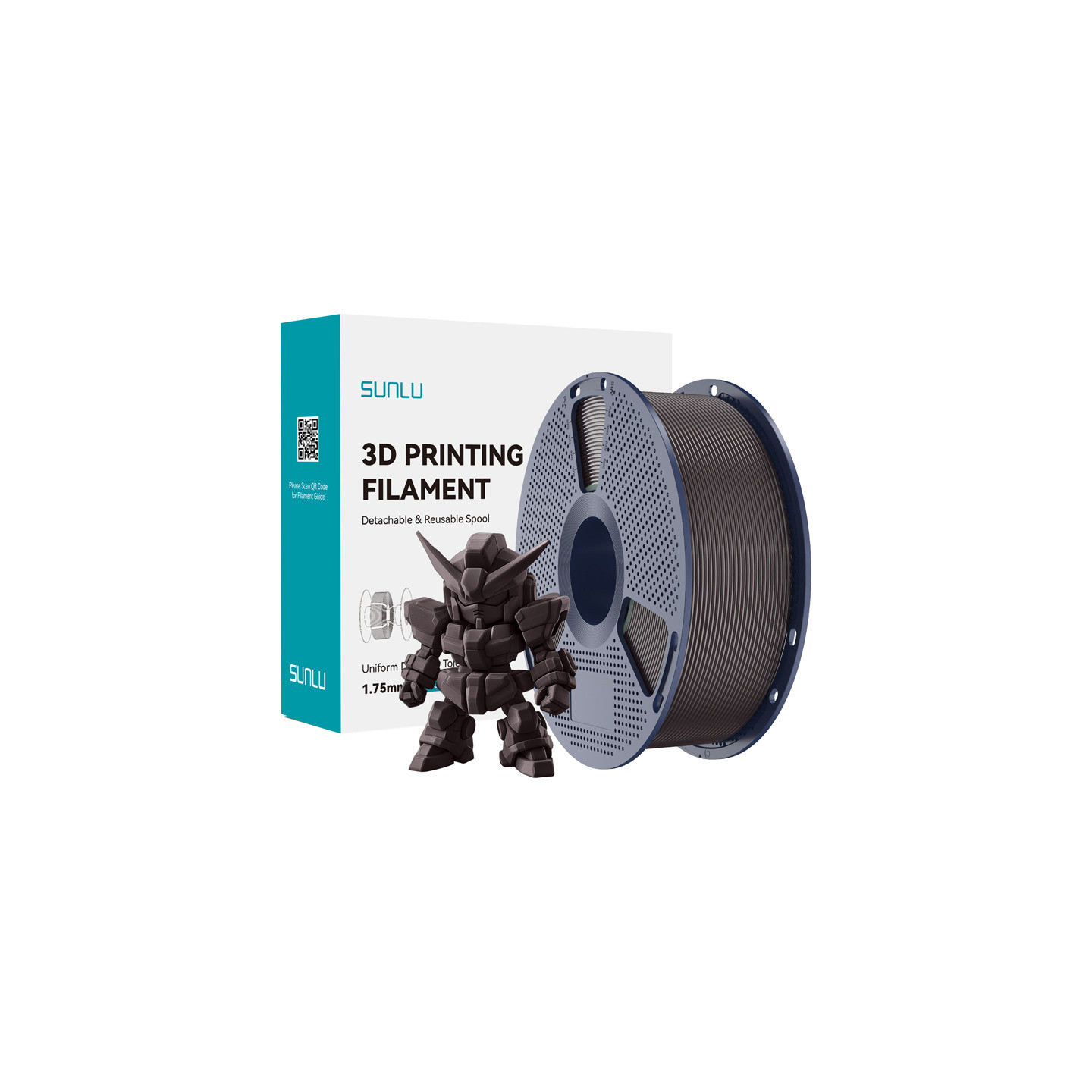 Sunlu PLA+ 2.0 Filament (Roasted Chestnut)