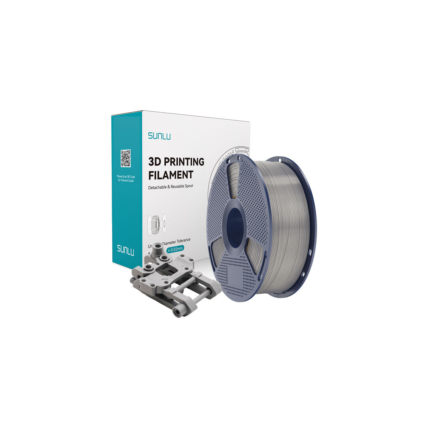 Sunlu ABS Filament (Silver)