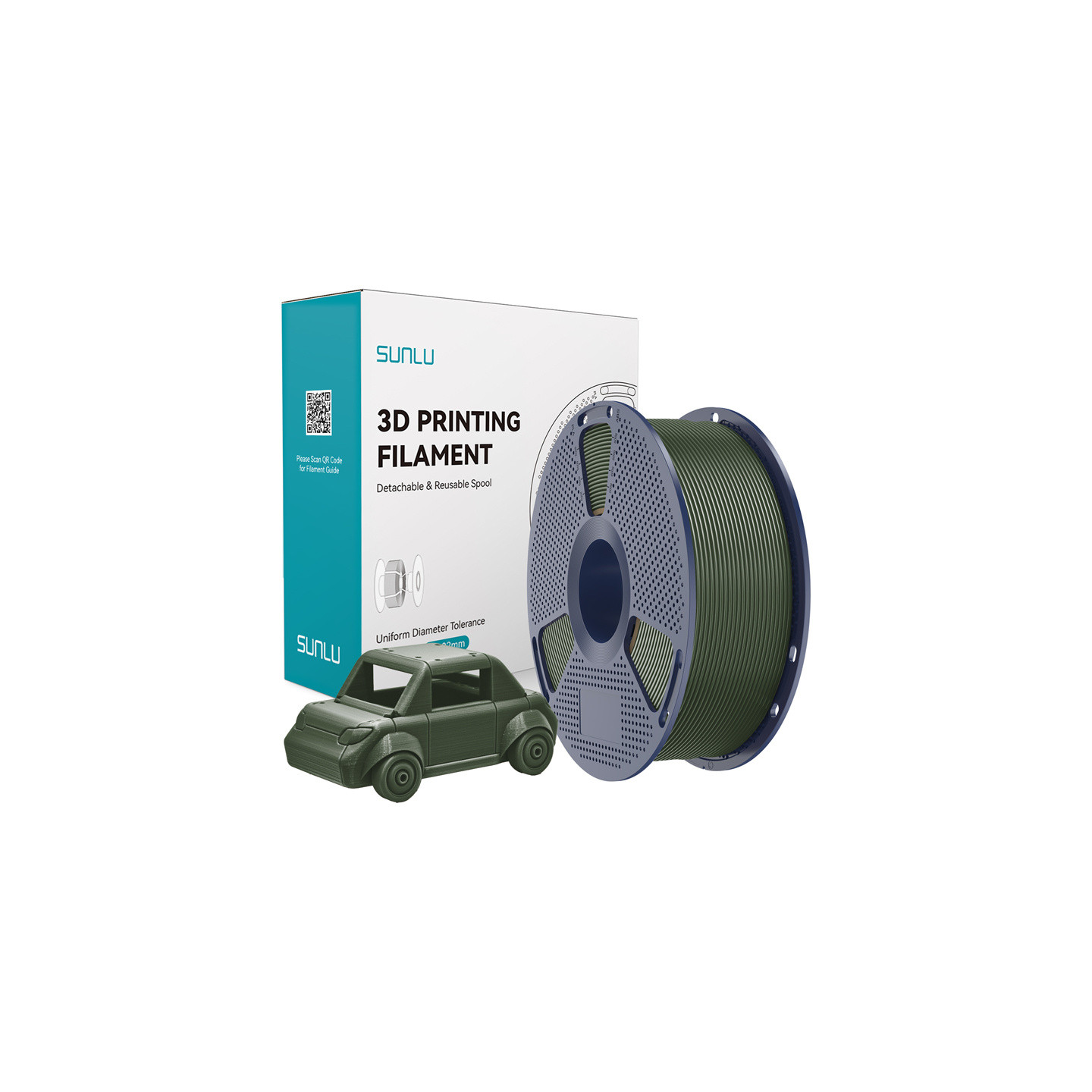 Sunlu PETG Filament (Olive)