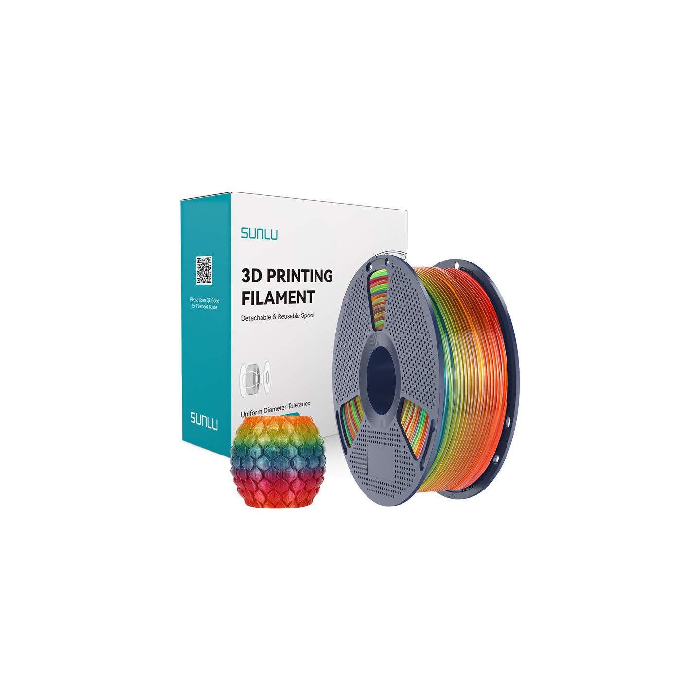 Sunlu PLA Transparent (Rainbow) 01 Filament