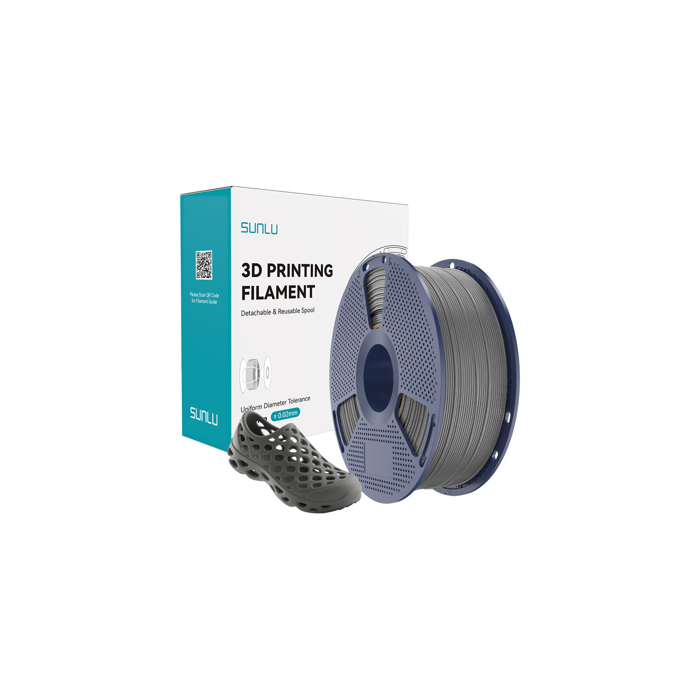 Sunlu TPU 95A Filament (Gray)