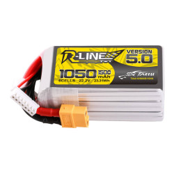View product Tattu R-Line 5.0 1050mAh 22.2V 6S 150C XT60 Plug Battery