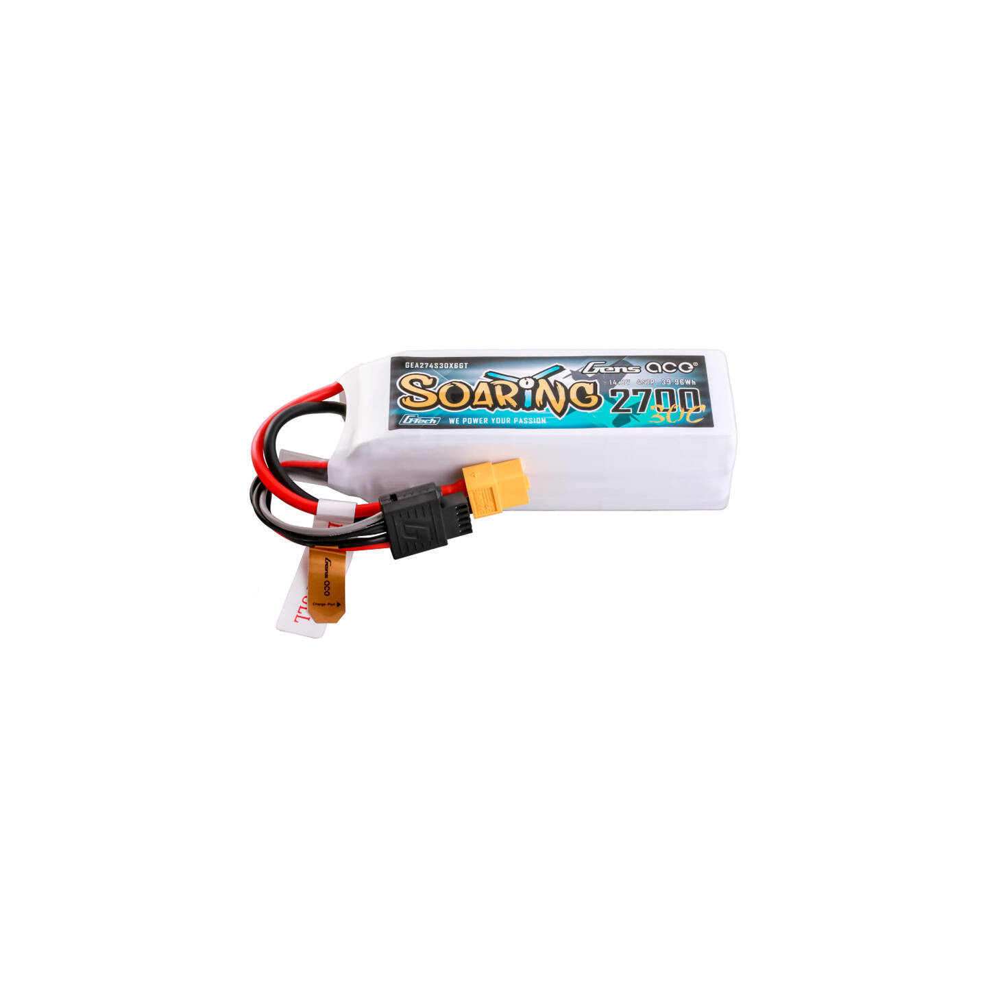 Gens ace G-Tech Soaring 2700mAh 14.8V 30C 4S1P LiPo XT60