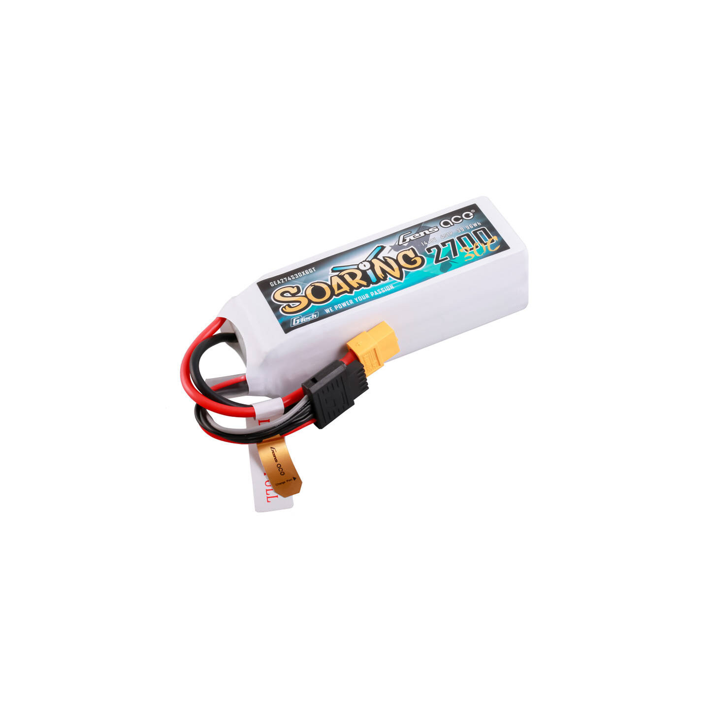 Gens ace G-Tech Soaring 2700mAh 14.8V 30C 4S1P LiPo XT60