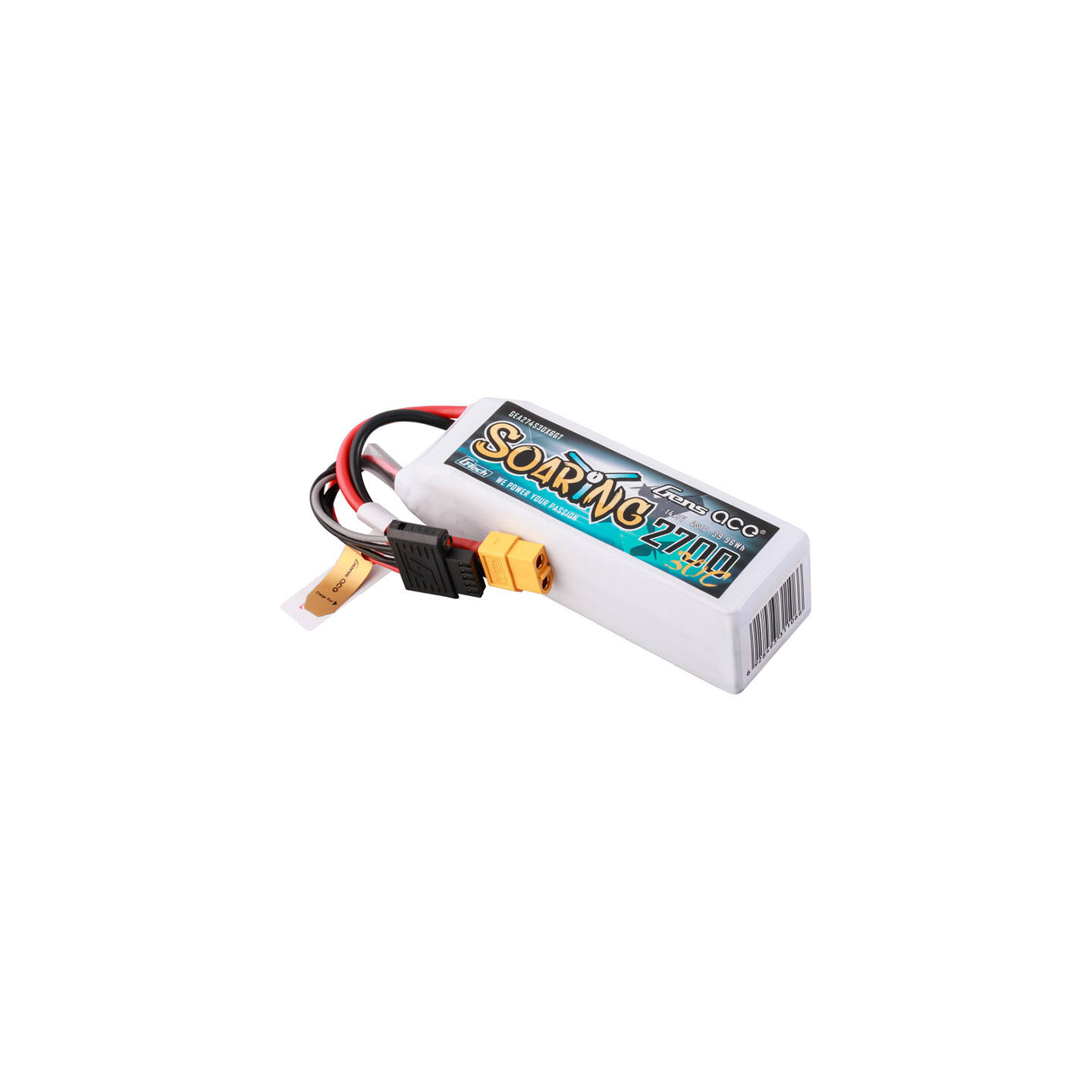 Gens ace G-Tech Soaring 2700mAh 14.8V 30C 4S1P LiPo XT60