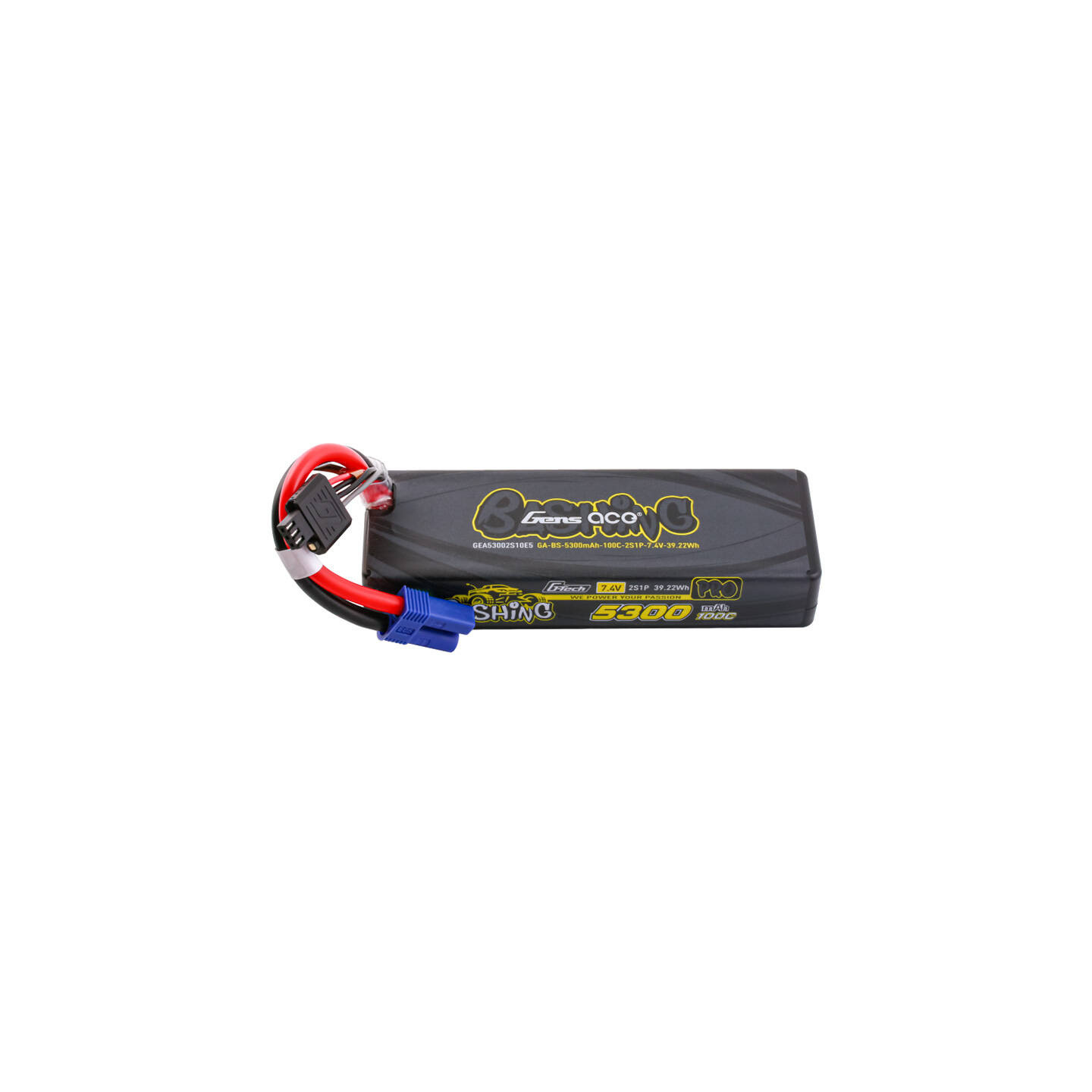 Gens ace G-Tech 5300mAh 7.4V 100C 2S1P Lipo z EC5