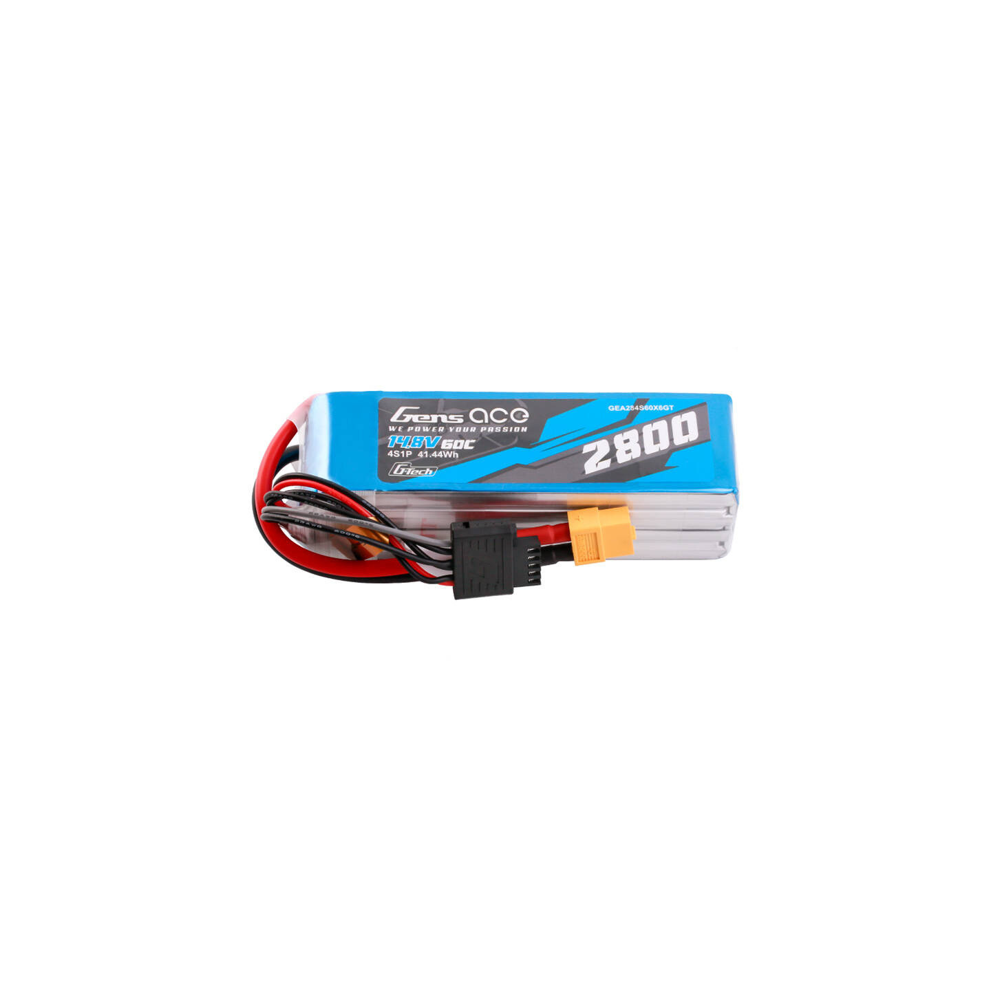 Gens ace G-Tech Soaring 2800mAh 14.8V 60C 4S1P LiPo  XT60