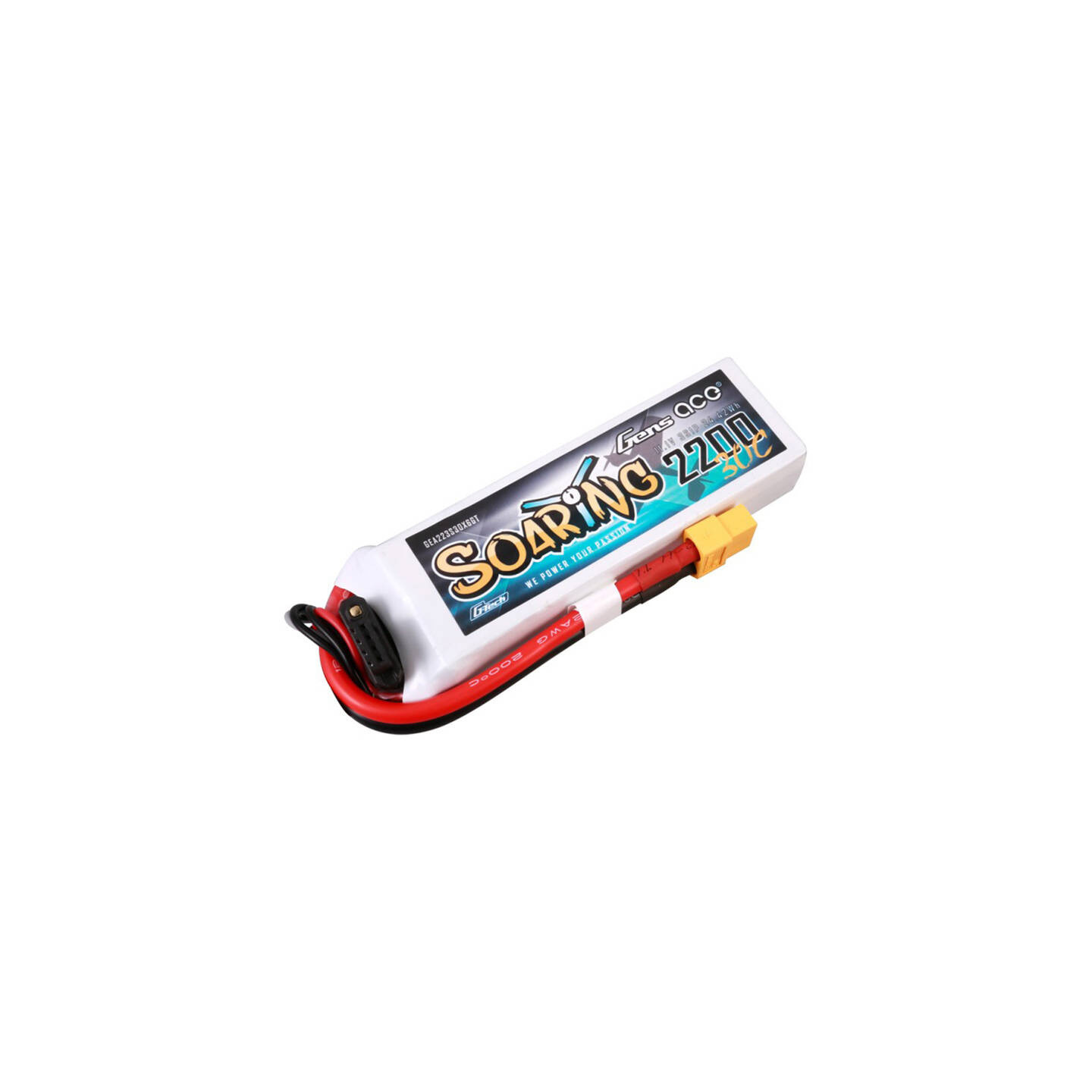 Gens ace G-Tech Soaring 2200mAh 11.1V 30C 3S1P Lipo Batte