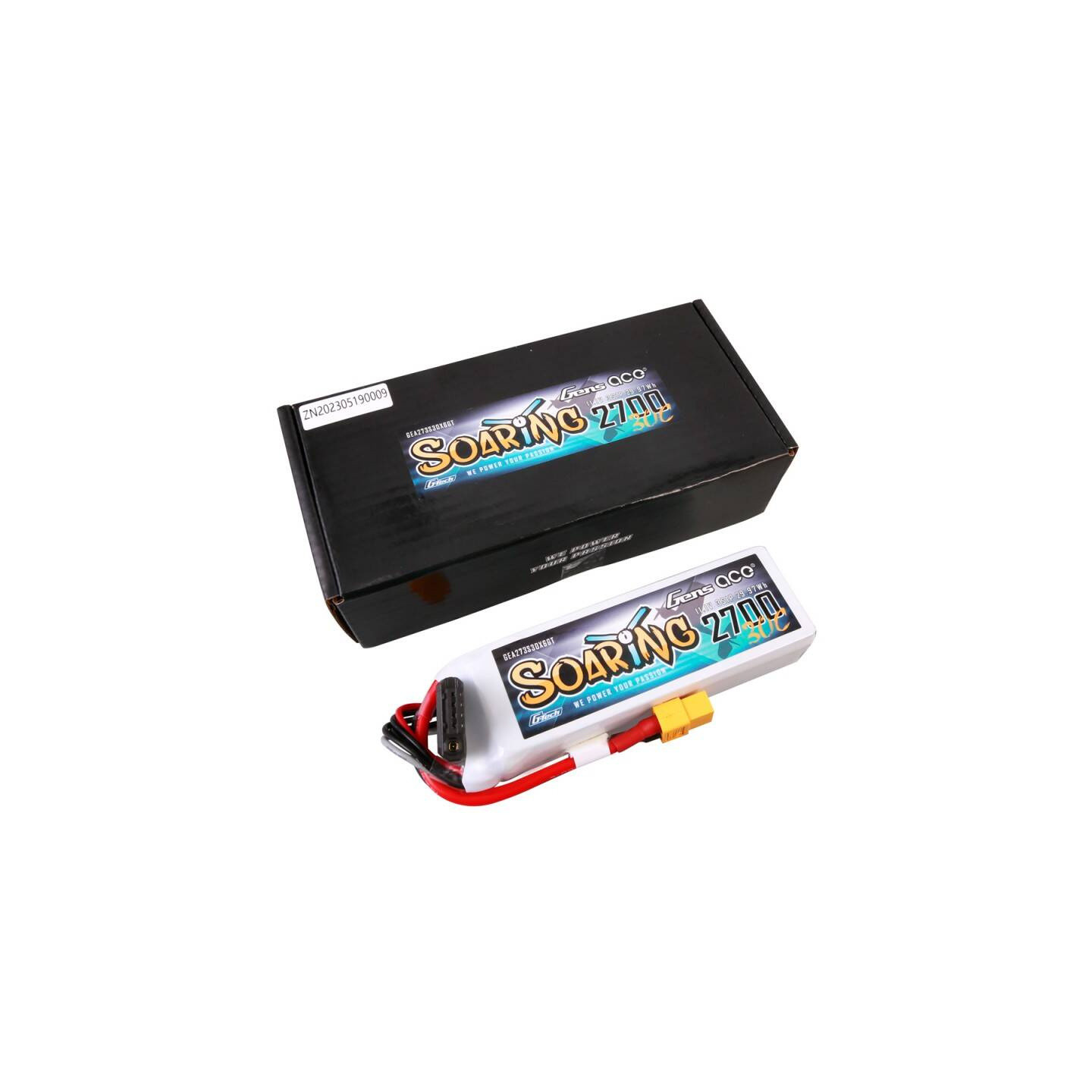 Gens ace G-Tech Soaring 2700mAh 11.1V 30C 3S1P LiPo Battery