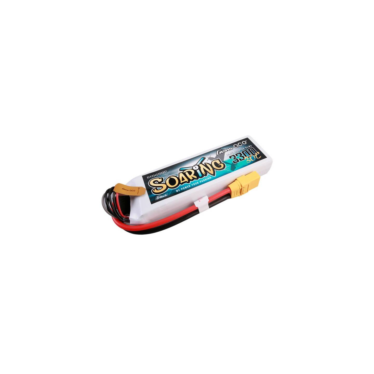 Gens ace G-Tech Soaring 3300mAh 14.8V 30C 4S1P Lipo Battery