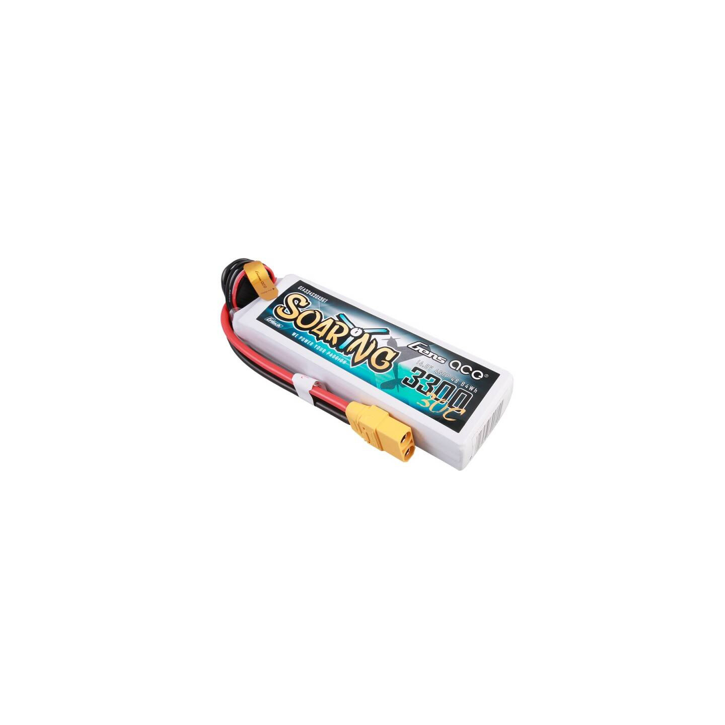 Gens ace G-Tech Soaring 3300mAh 14.8V 30C 4S1P Lipo Battery