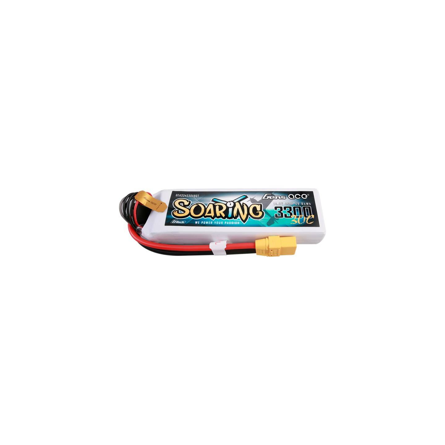 Gens ace G-Tech Soaring 3300mAh 14.8V 30C 4S1P Lipo Battery