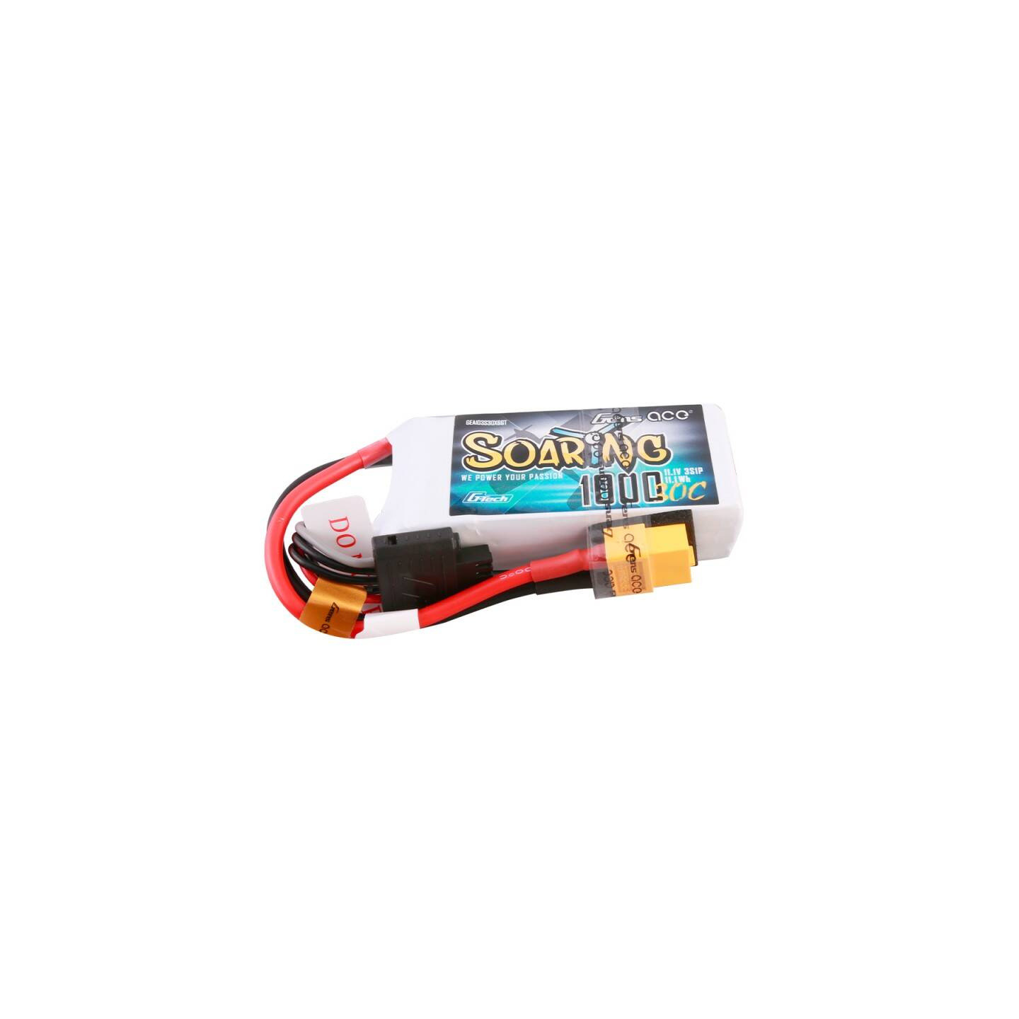 Gens ace G-Tech Soaring 1000mAh 11.1V 30C 3S1P Lipo Battery