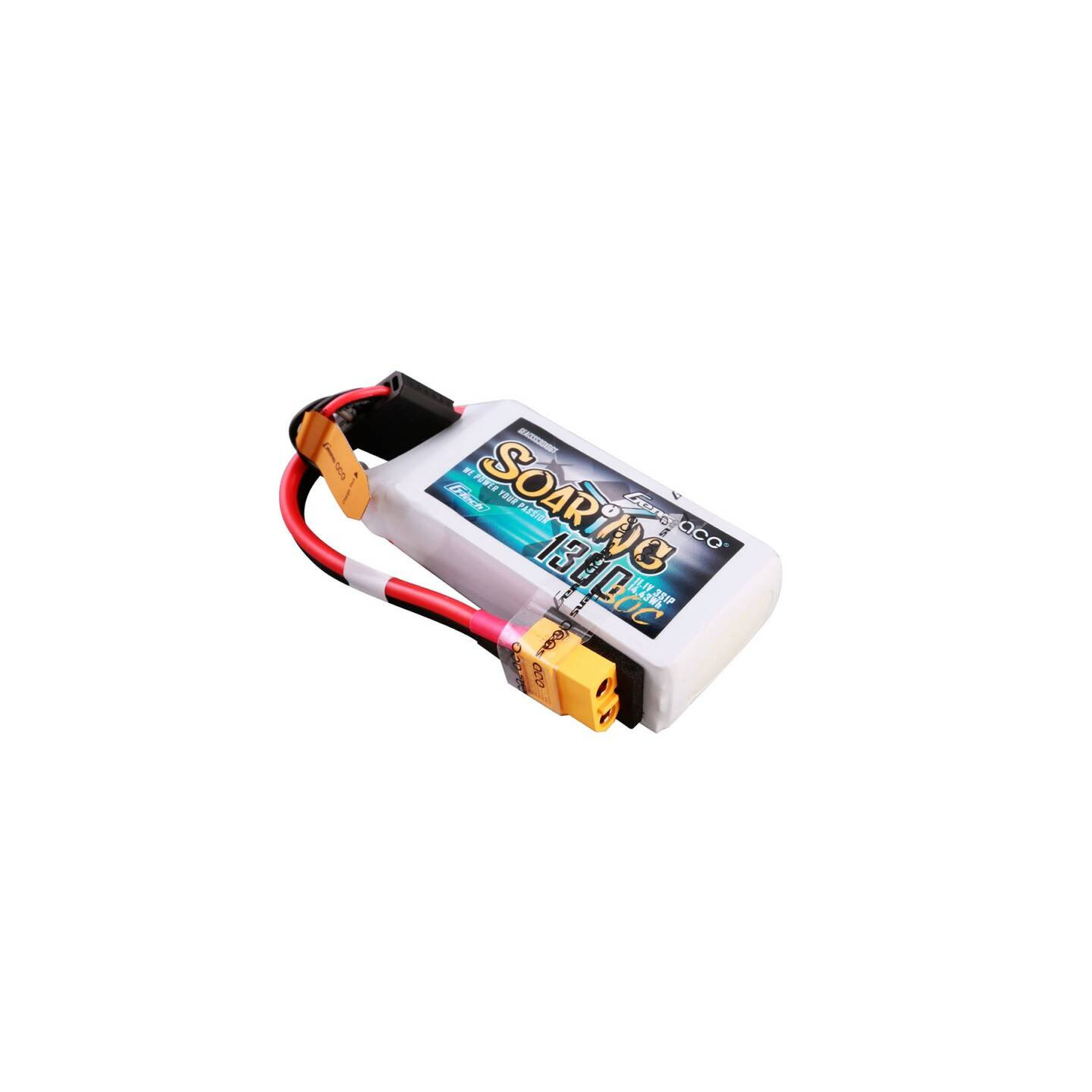 Gens ace G-Tech Soaring 1300mAh 11.1V 30C 3S1P Lipo Battery