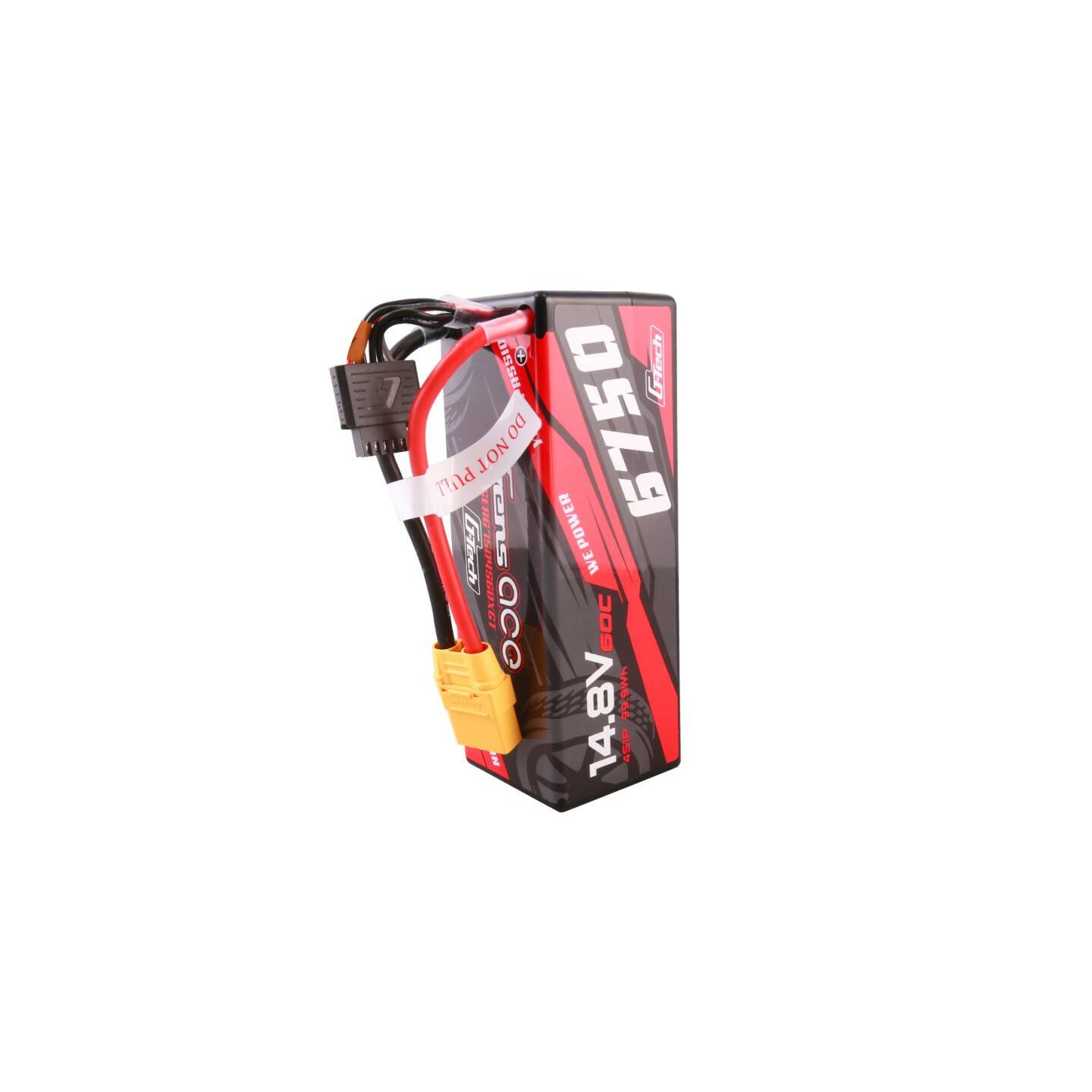 Gens ace G-Tech 6750mAh 14.8V 60C 4S1P 14 XT90 Battery