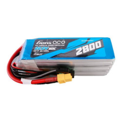 View product Gens ace G-Tech 2800mAh 22.2V 60C 6S1P Lipo Battery Pack with XT60 plug