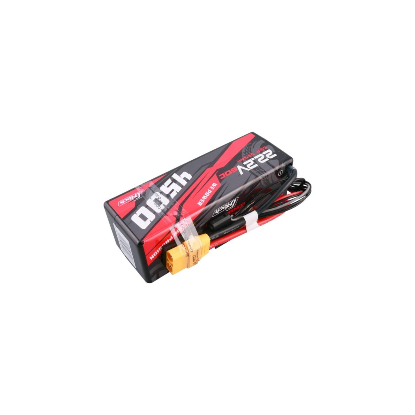 Gens ace G-Tech 4500mAh 6S1P 22.2V 60C HardCase RC car Lipo Battery 14