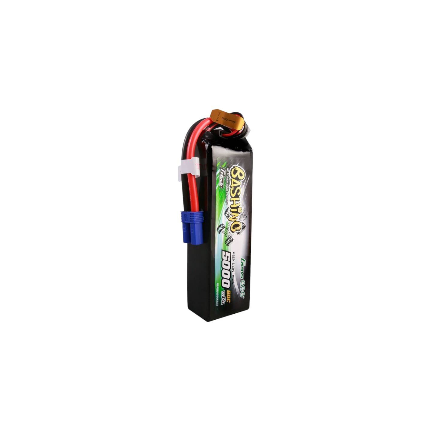 Gens ace G-Tech 5000mAh 14.8V 4S1P 60C Lipo Battery Pack with EC5 Plug-Bashing Series