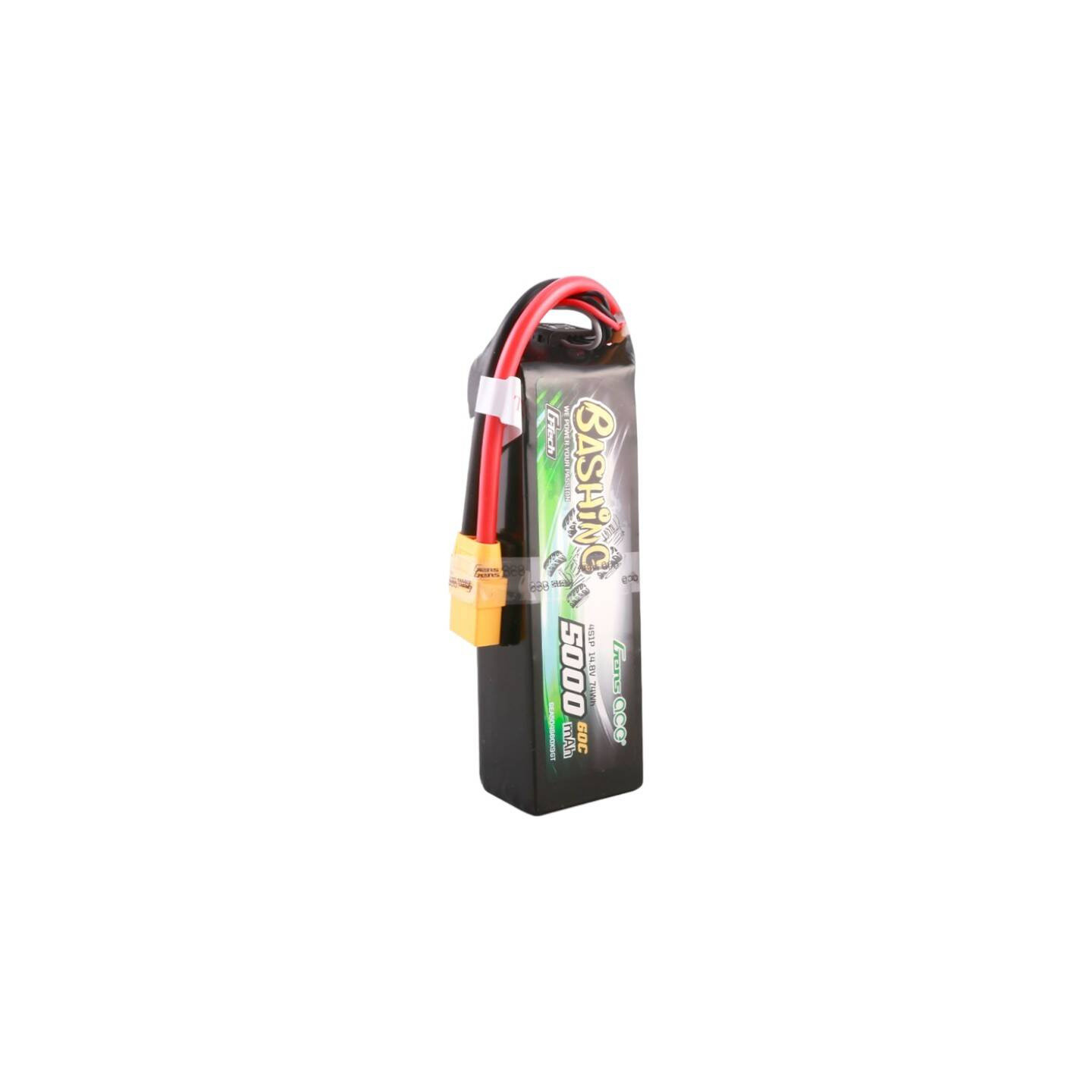 Gens ace G-Tech 5000mAh 14.8V 4S1P 60C Lipo Battery Pack with XT90 Plug-Bashing Series