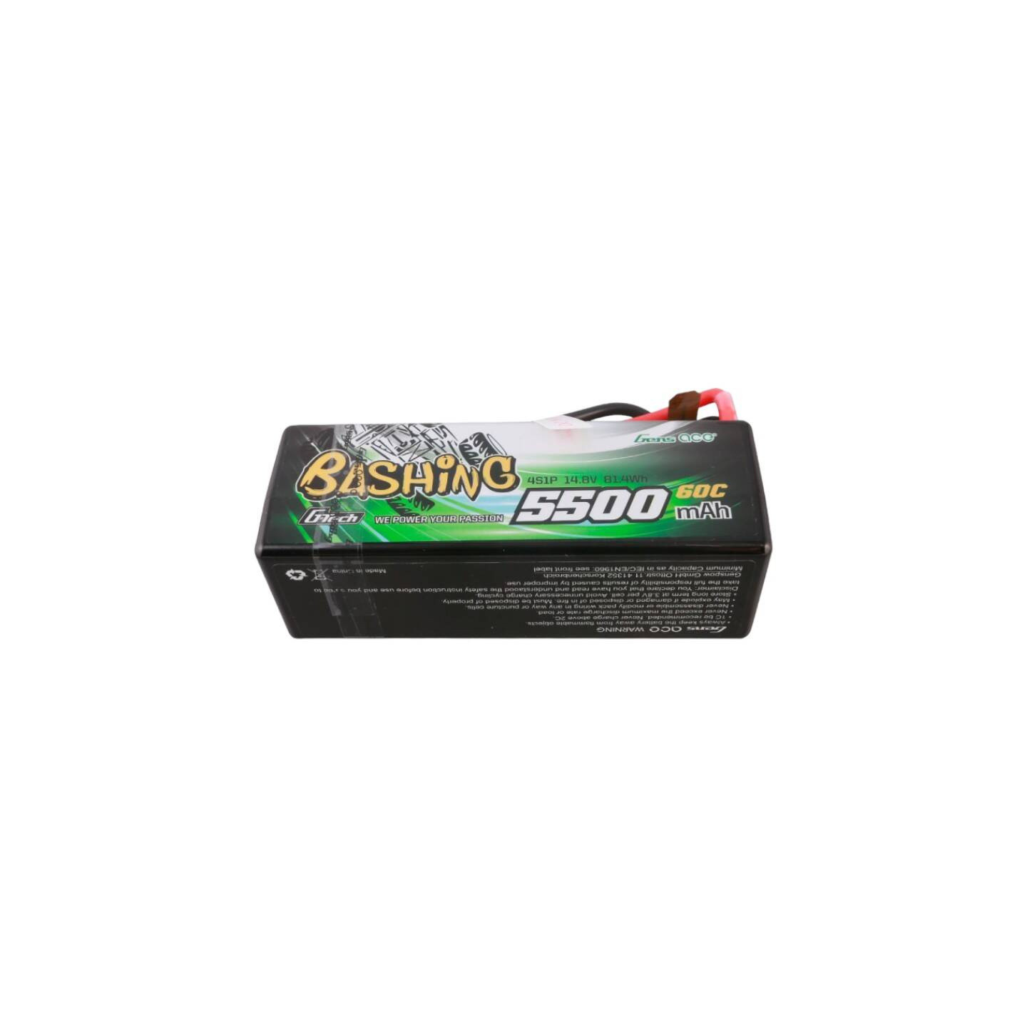 Gens ace G-Tech 5500mAh 4S1P 14.8V 60C HardCase RC car Lipo Battery