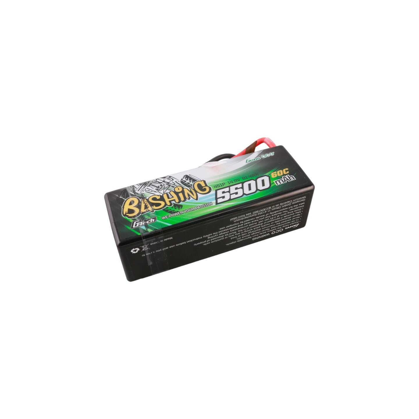 Gens ace G-Tech 5500mAh 4S1P 14.8V 60C HardCase RC car Lipo Battery