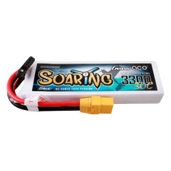 View product Gens ace G-Tech Soaring 3300mAh 11.1V 30C 3S1P Lipo Battery Pack with XT90 plug