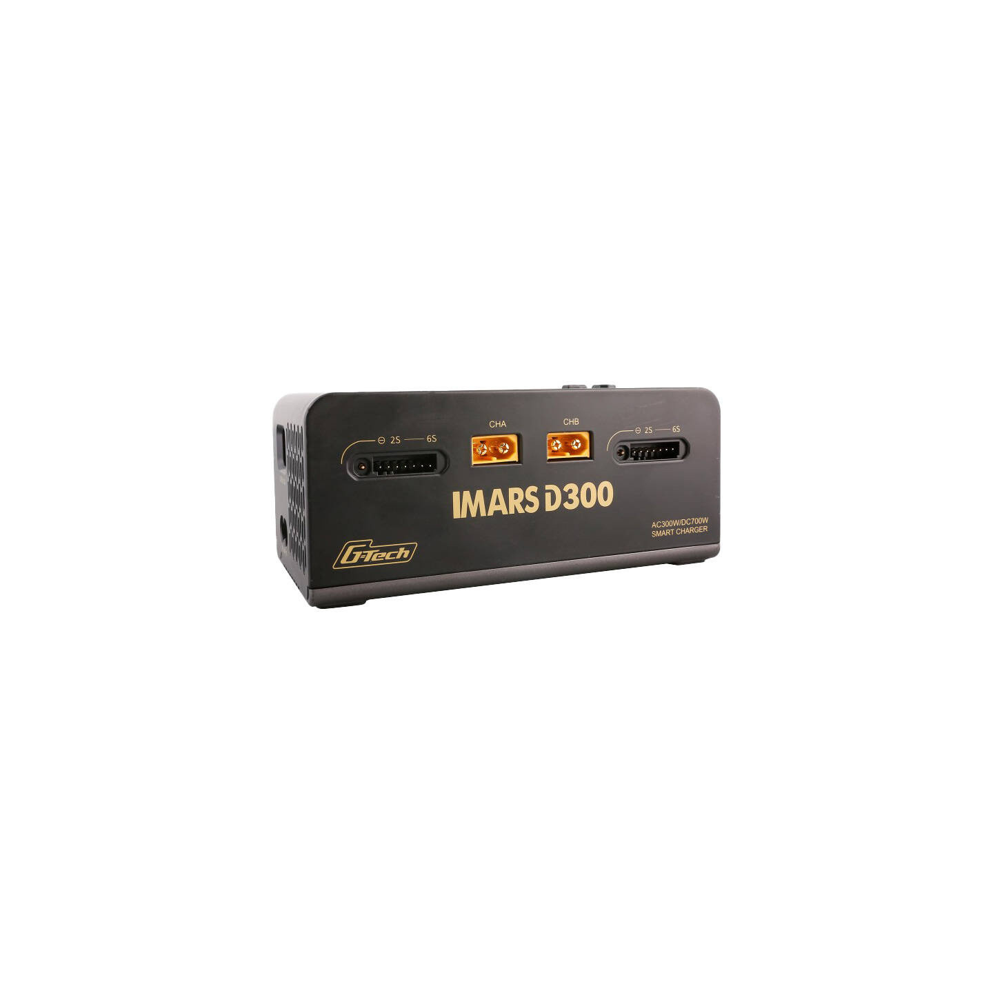 Gens Ace IMARS D300 G-Tech Channel AC/DC 300W/700W RC Battery Charger-EU Black