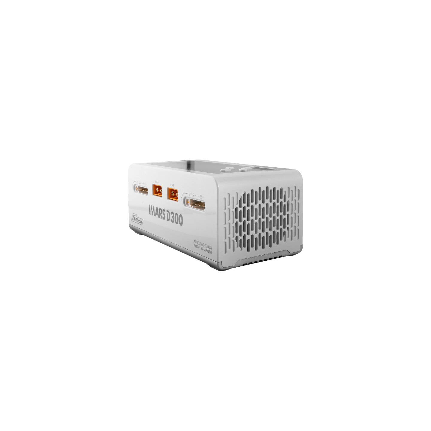 Gens Ace IMARS D300 G-Tech Channel AC/DC 300W/700W RC Battery Charger-EU White