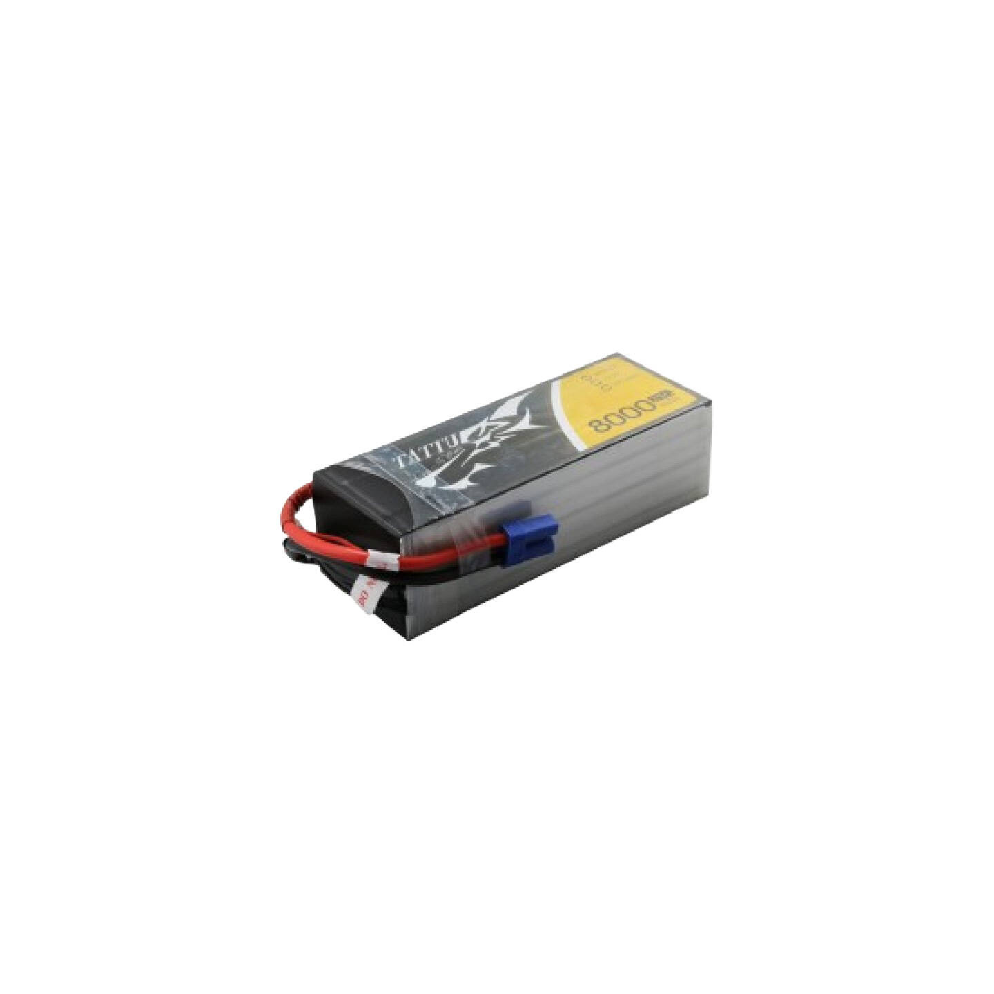 Tattu 8000mAh 22.2V 25C 6S1P Lipo Battery Pack with EC5