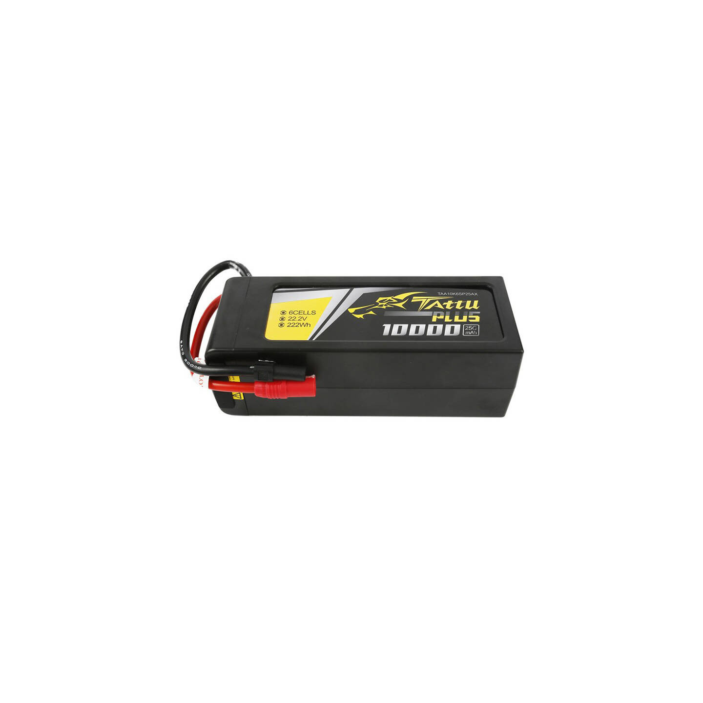 Tattu Plus 10000mAh 22.2V 25C 6S1P Lipo Battery Pack with AS150+XT150 plug