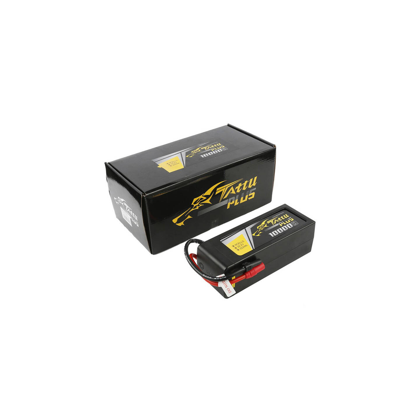 Tattu Plus 10000mAh 22.2V 25C 6S1P Lipo Battery Pack with AS150+XT150 plug