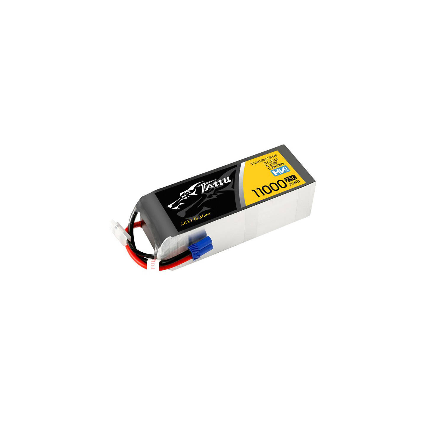 Tattu 11000mAh 22.8V HV 25C 6S1P Lipo Battery Pack with EC5 Plug