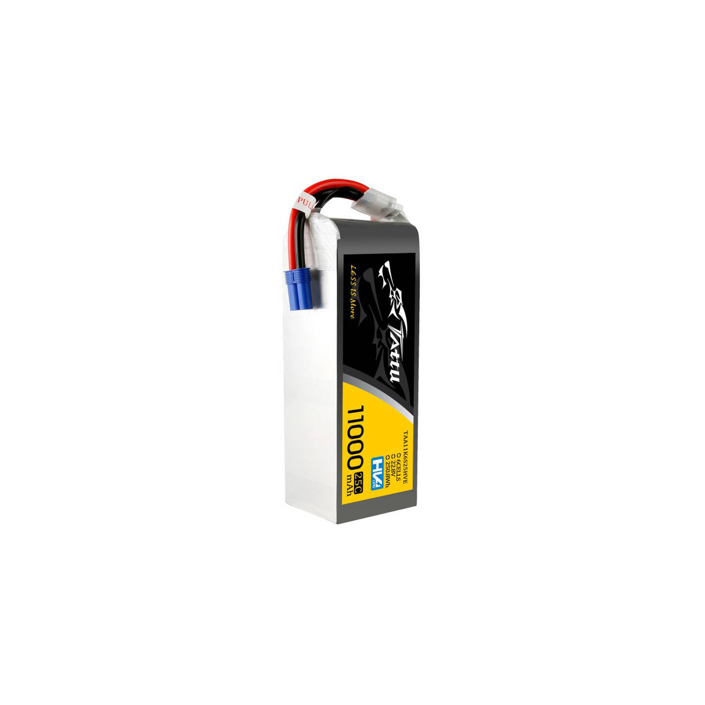 Tattu 11000mAh 22.8V HV 25C 6S1P Lipo Battery Pack with EC5 Plug