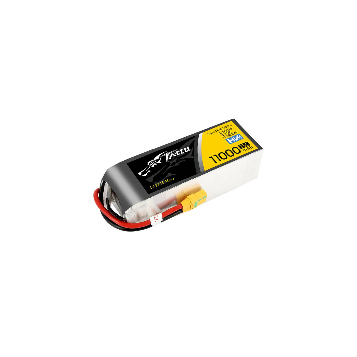 Tattu 11000mAh 22.8V HV 25C 6S1P Lipo Battery Pack with XT90-S (anti-spark) Plug