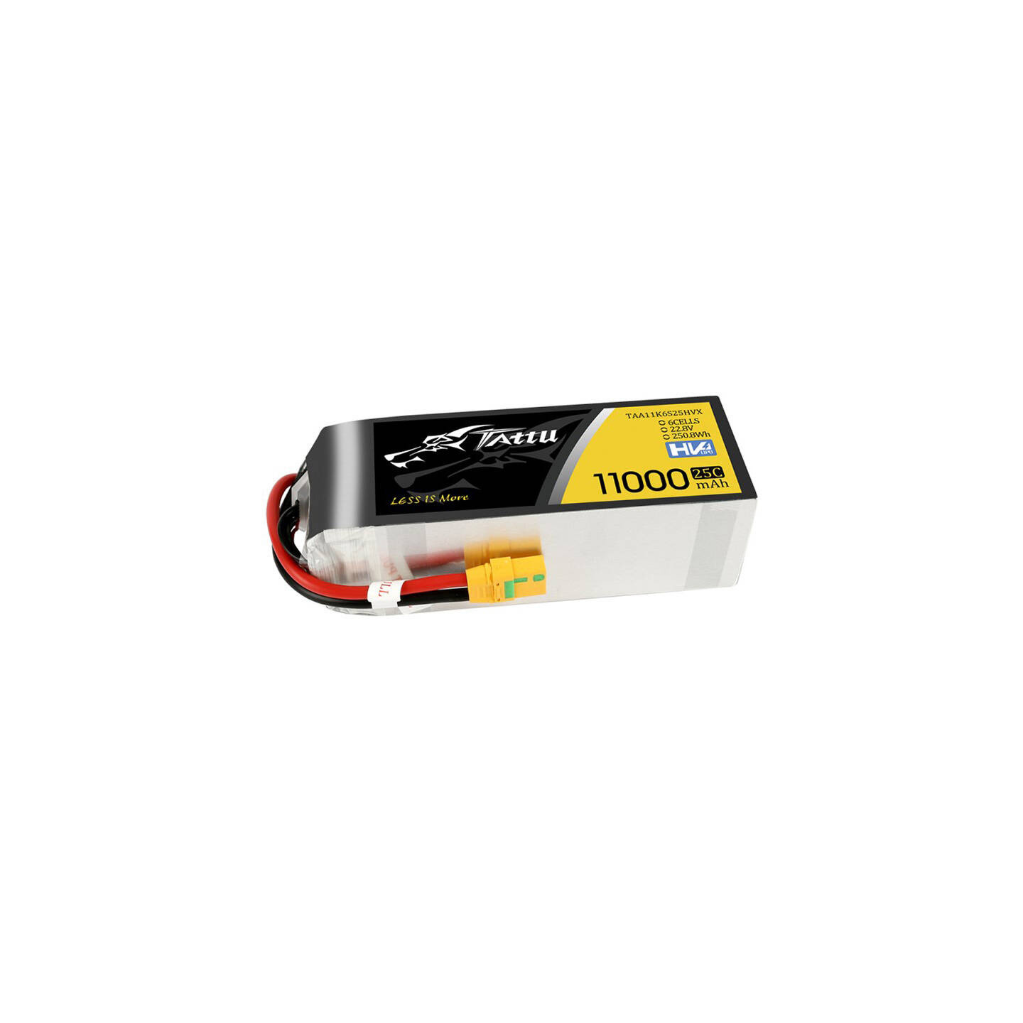 Tattu 11000mAh 22.8V HV 25C 6S1P Lipo Battery Pack with XT90-S (anti-spark) Plug