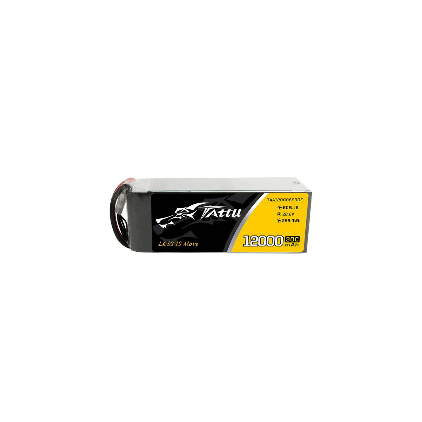 Tattu 12000mAh 22.2V 30C 6S1P UAV Lipo Battery Pack with EC5 plug