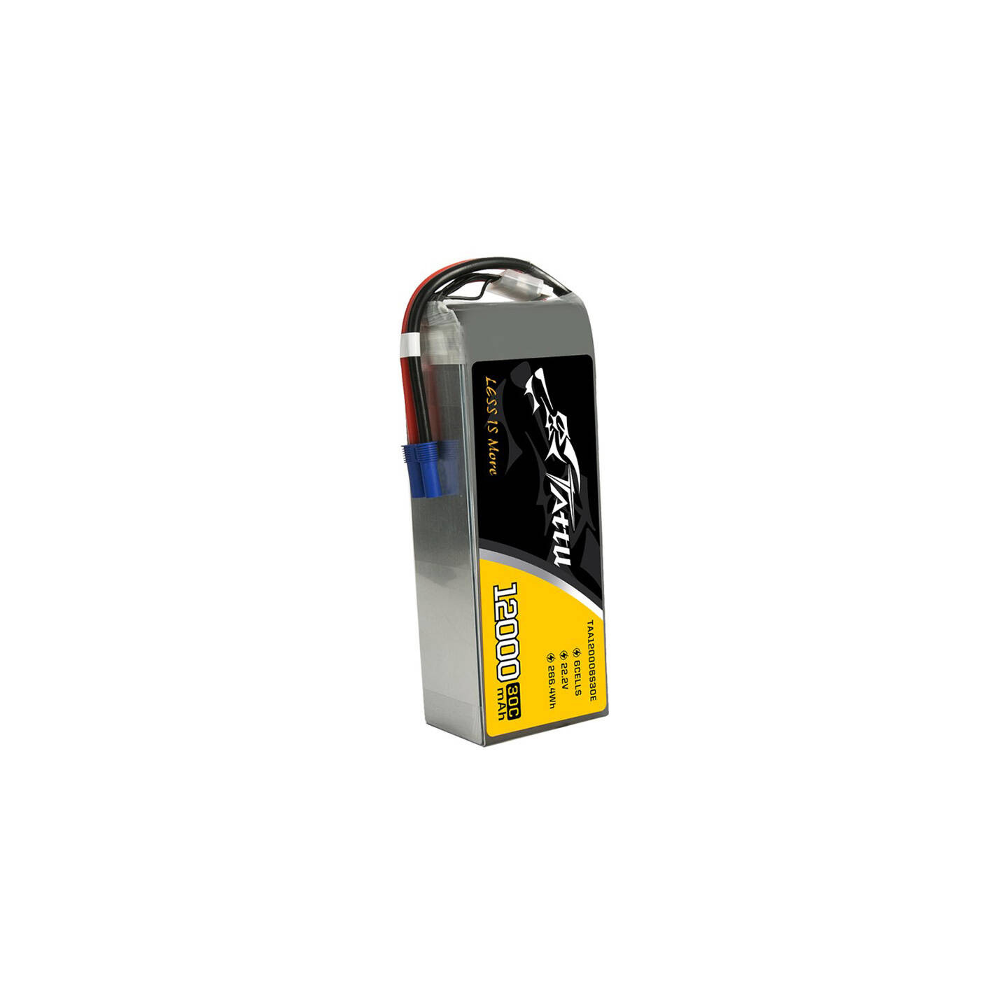 Tattu 12000mAh 22.2V 30C 6S1P UAV Lipo Battery Pack with EC5 plug