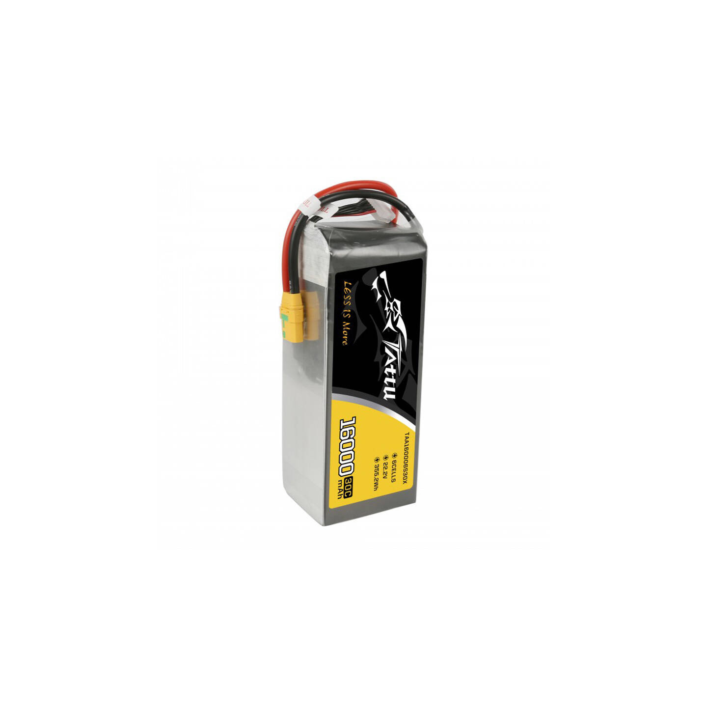 Tattu 16000mAh 22.2V 30C 6S1P LiPo Battery Pack with XT90 Anti-spark Plug