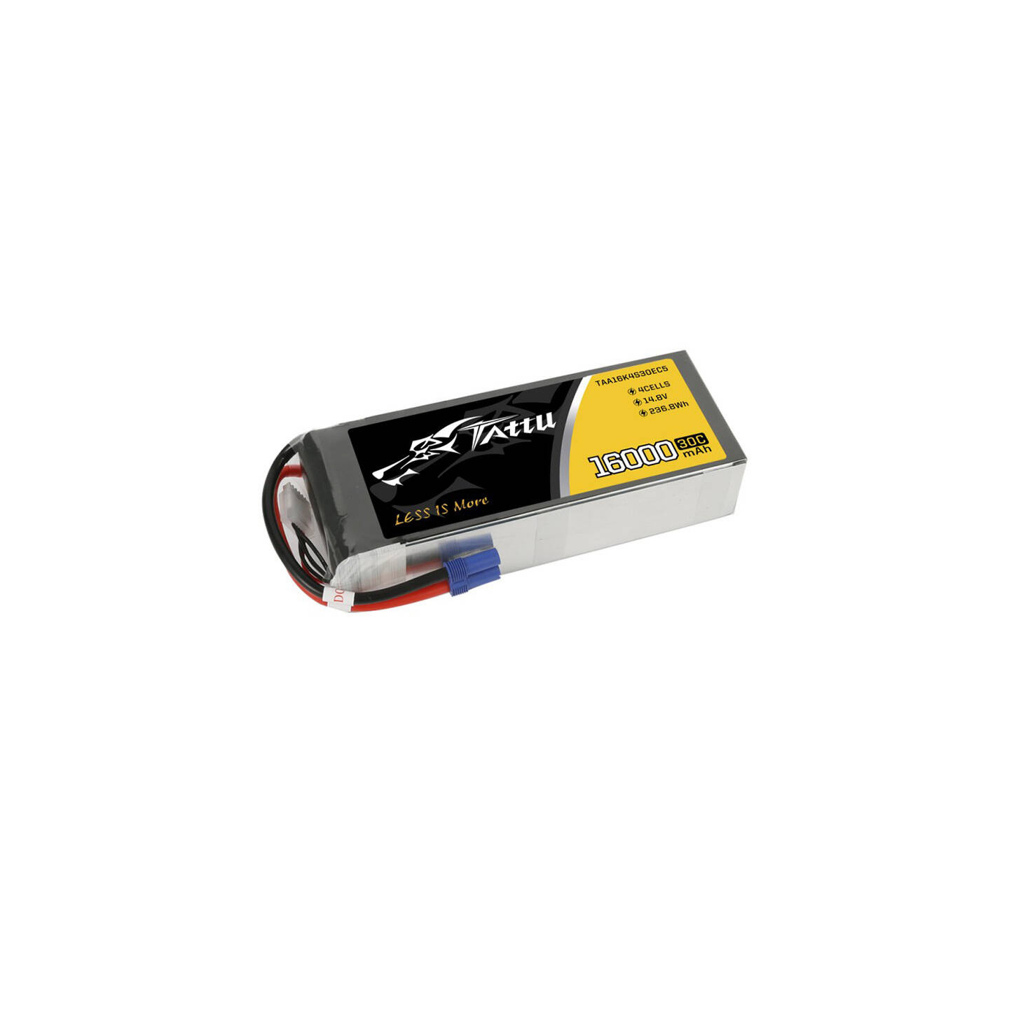 Tattu 16000mAh 14.8V 30C 4S1P Lipo Battery Pack with EC5