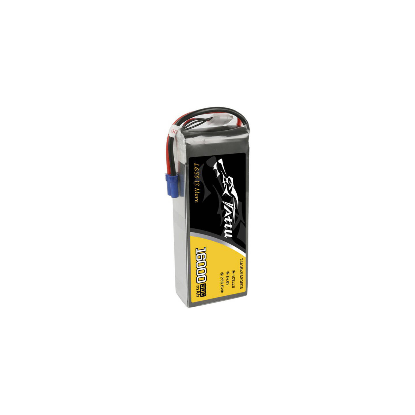 Tattu 16000mAh 14.8V 30C 4S1P Lipo Battery Pack with EC5