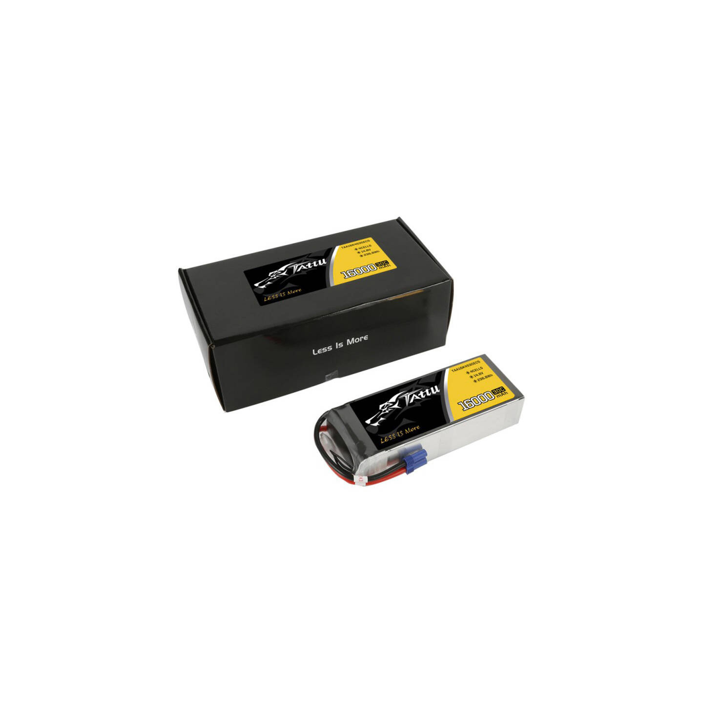Tattu 16000mAh 14.8V 30C 4S1P Lipo Battery Pack with EC5