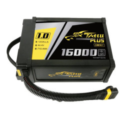 View product Tattu Plus 1.0 Compact version 16000mAh 12S 15C 44.4V Lipo battery pack with AS150U Plug