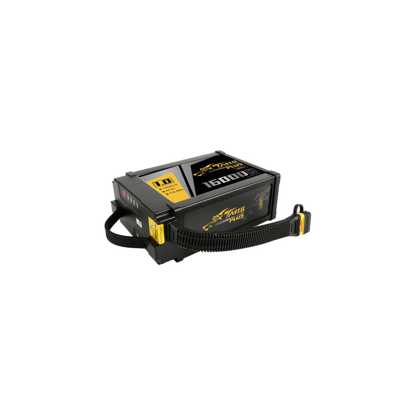 Tattu Plus 1.0 Compact version 16000mAh 12S 15C 44.4V Lipo battery pack with AS150U Plug