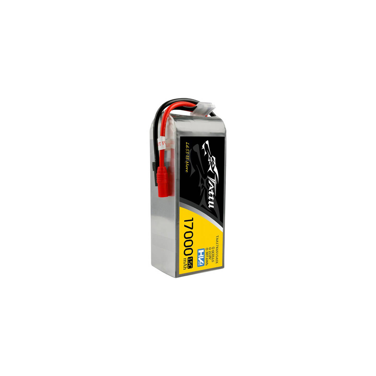 Tattu 17000mAh 22.8V 15C 6S1P Lipo Battery with AS150+XT150 Plug