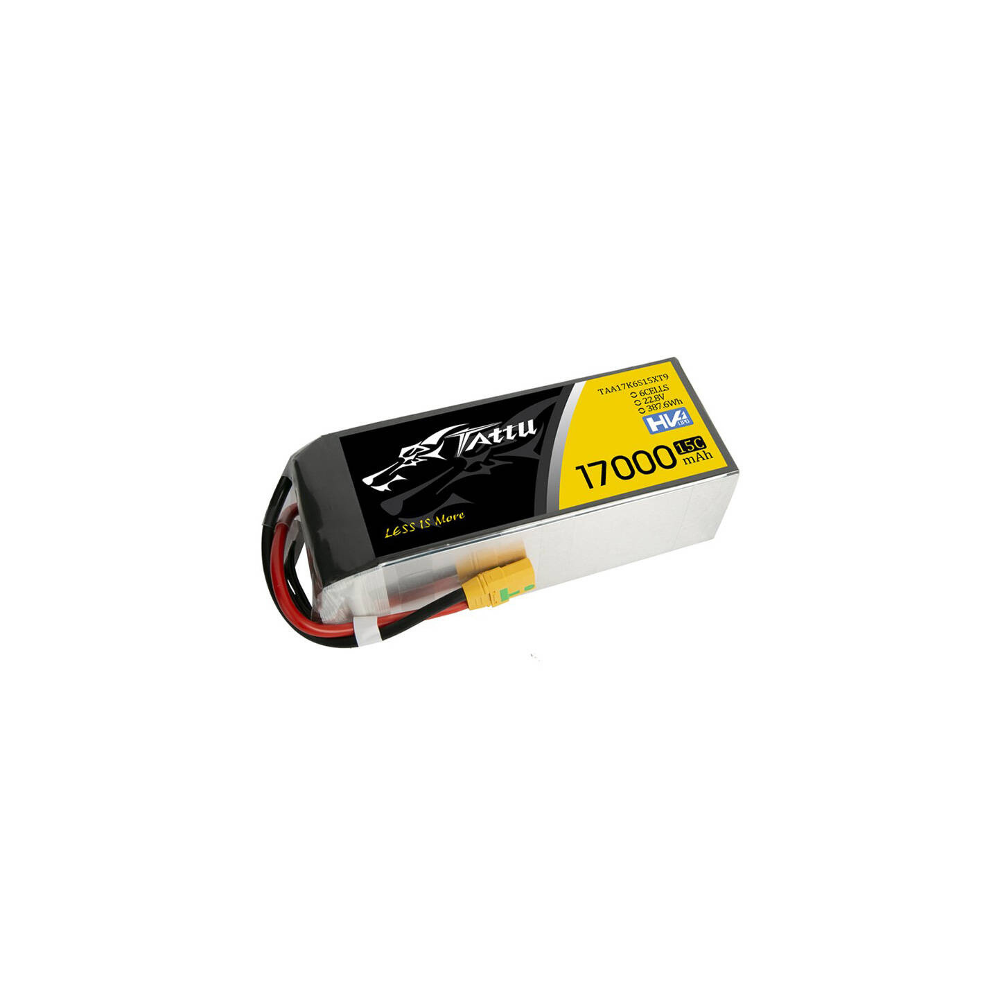 Tattu 17000mAh 22.8V 15C 6S1P Lipo Battery with XT90-S(anti-spark) Plug