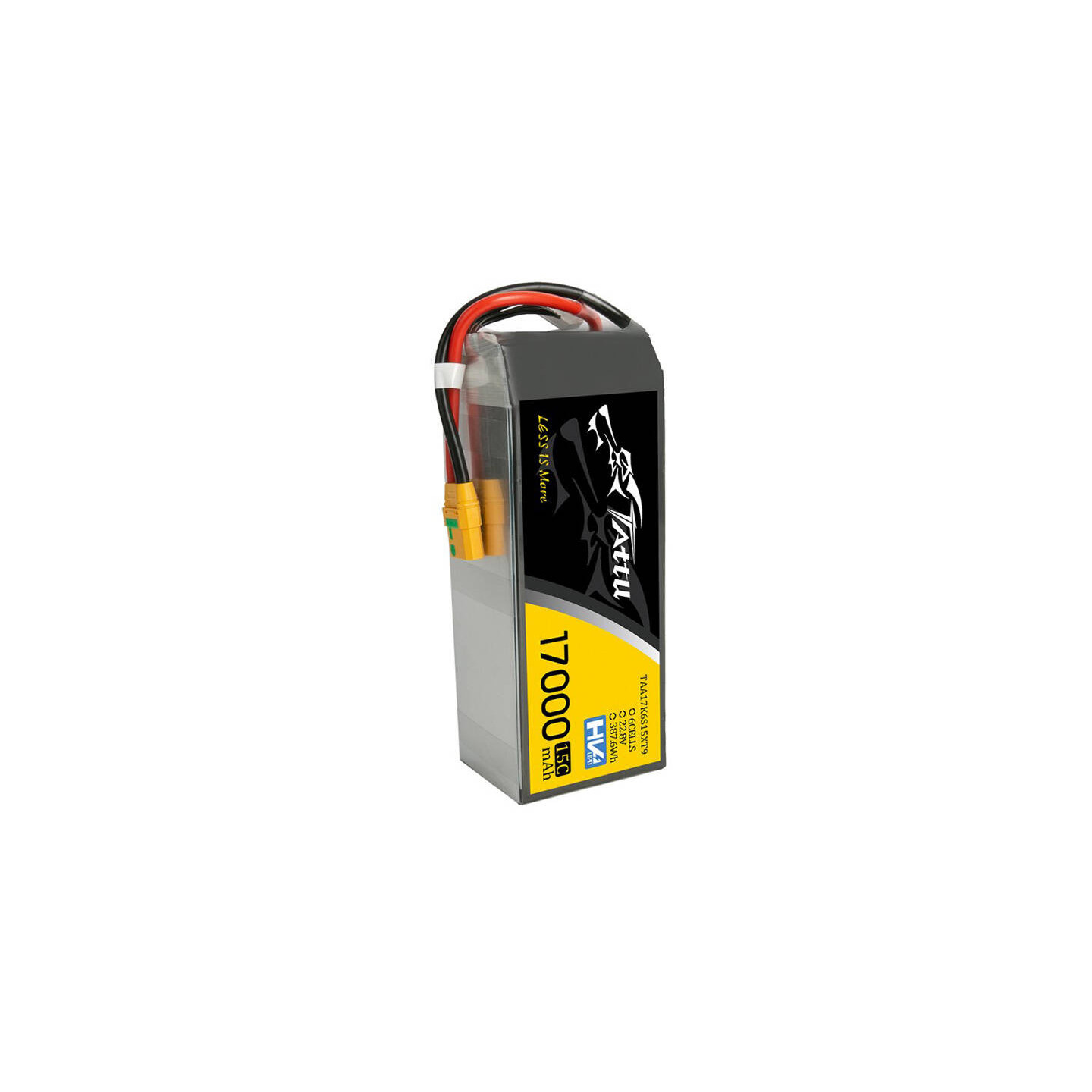 Tattu 17000mAh 22.8V 15C 6S1P Lipo Battery with XT90-S(anti-spark) Plug