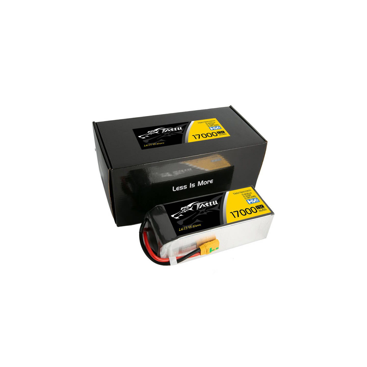 Tattu 17000mAh 22.8V 15C 6S1P Lipo Battery with XT90-S(anti-spark) Plug