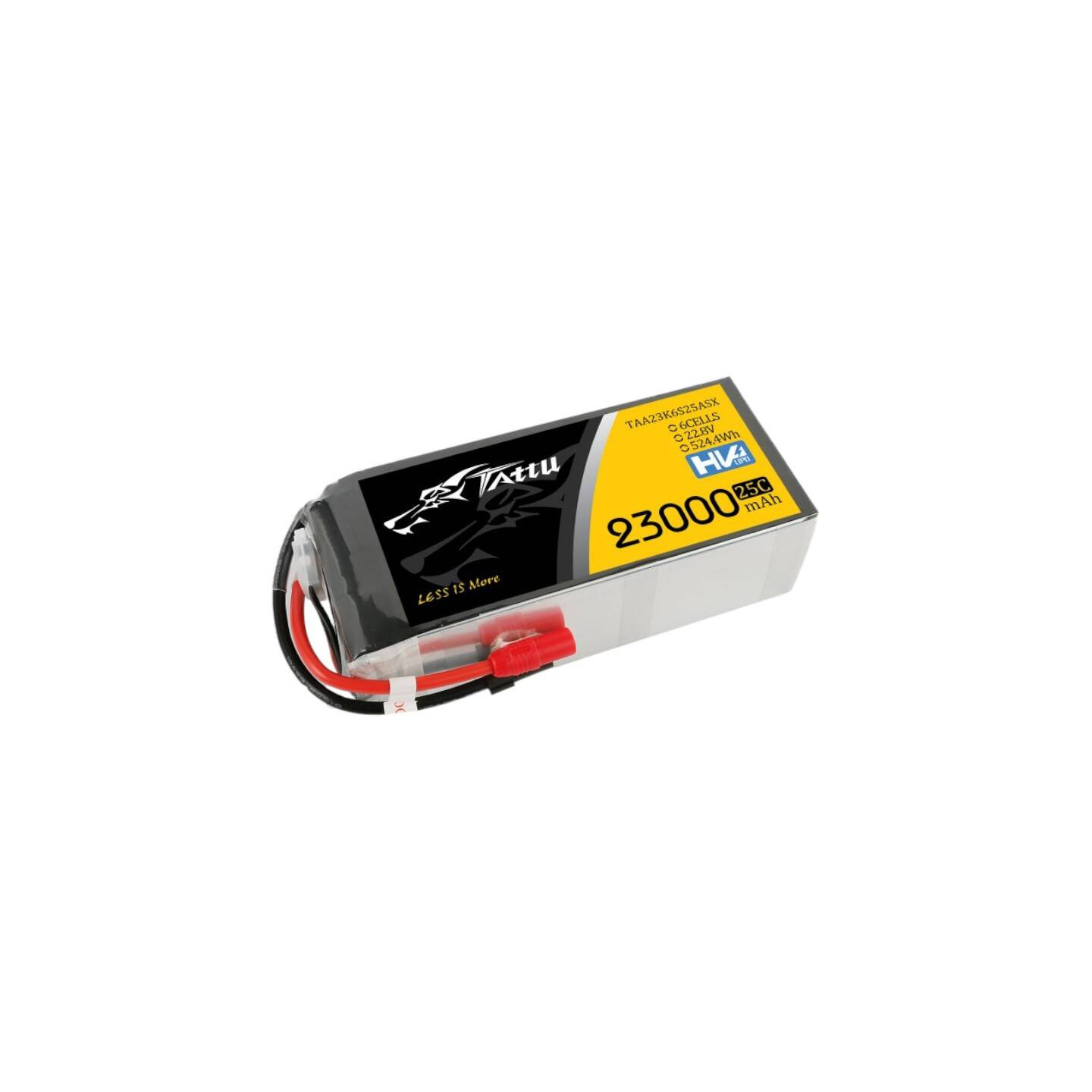 Tattu 23000mAh 22.8V 25C 6S1P Lipo Battery Pack With XT150+AS150