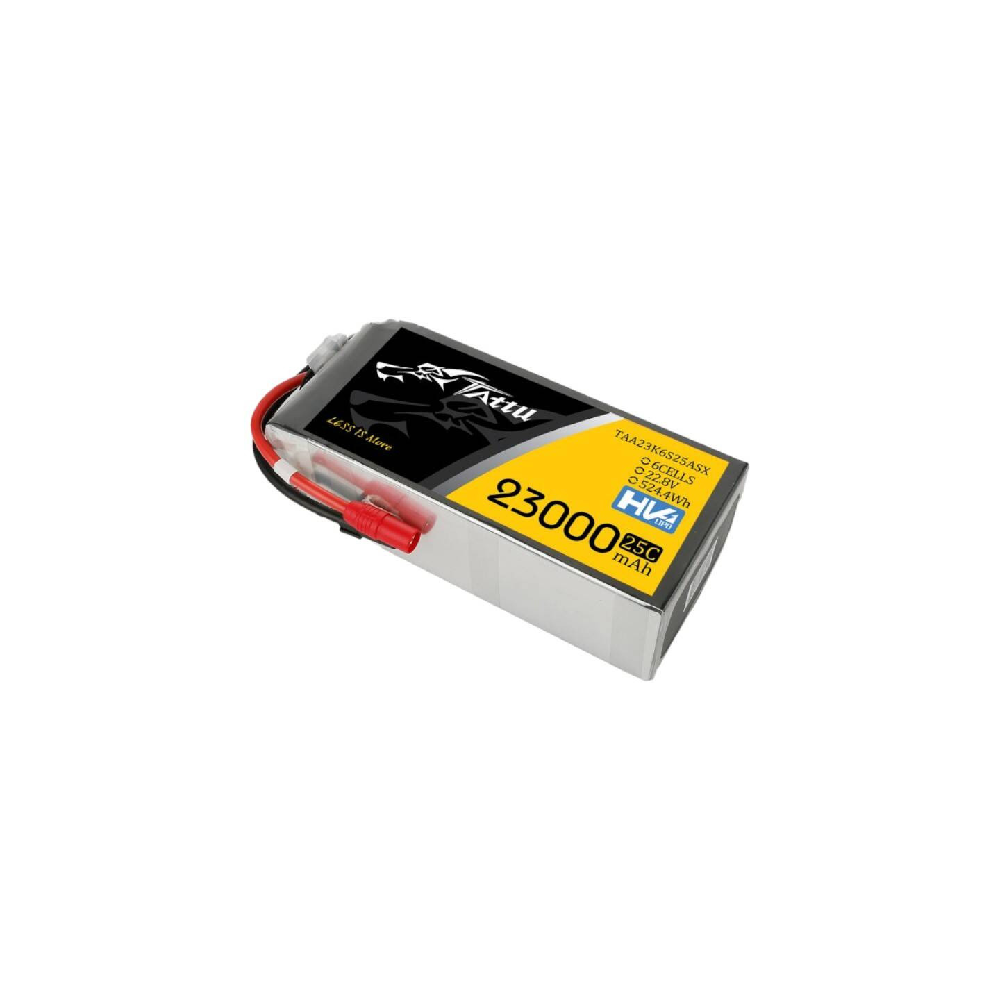 Tattu 23000mAh 22.8V 25C 6S1P Lipo Battery Pack With XT150+AS150