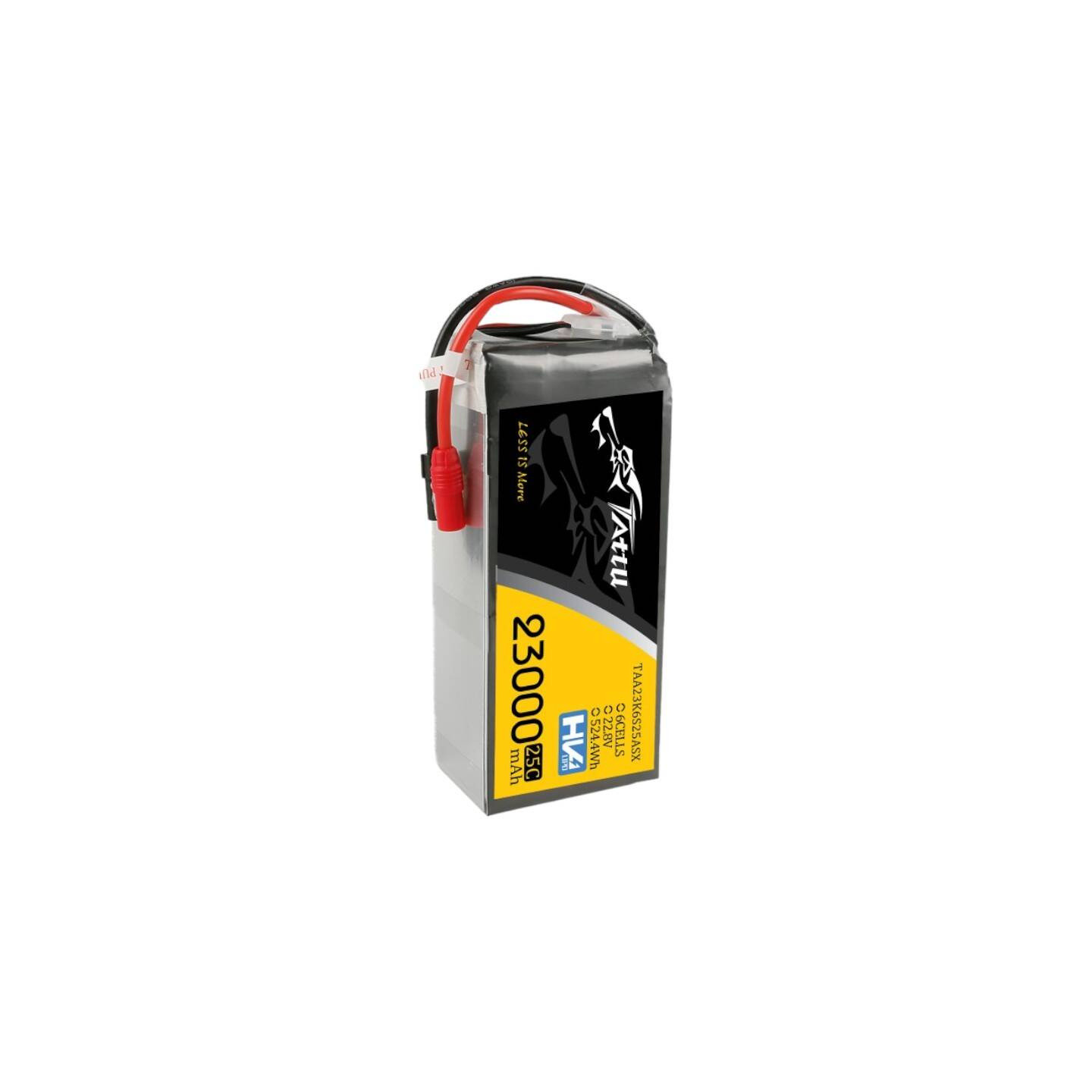 Tattu 23000mAh 22.8V 25C 6S1P Lipo Battery Pack With XT150+AS150
